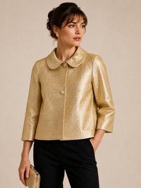 Martin Grant Paris Gold Couture Blazer Jacket ✨